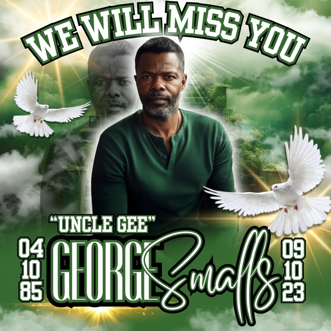 Memorial Single Editable Digital Design ( Green )